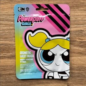 MAD BEAUTY THE POWERPUFF GIRLS BUBBLES Cosmetic Sheet Mask Cartoon Network NEW